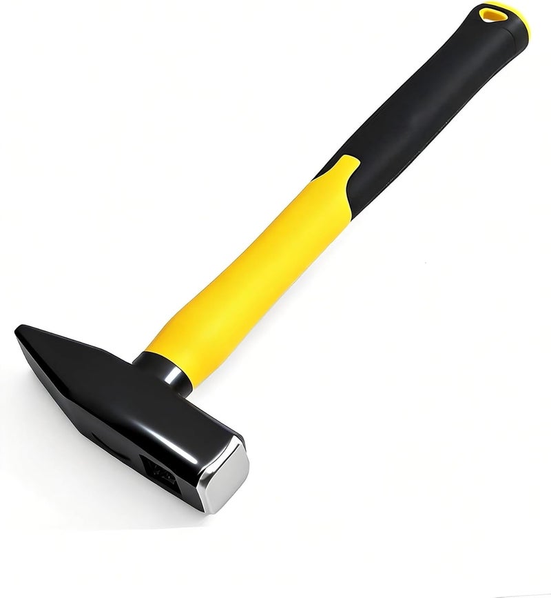 BJDSI 17 oz Blacksmith Hammer,Anti-Shaking,Anti-Rust,Shock-Proof Plastic Handle. - Image 1
